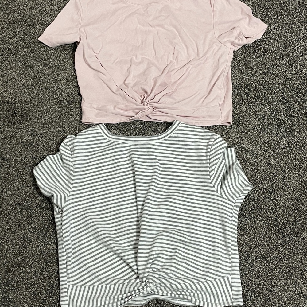 Stretchy soft crop tops